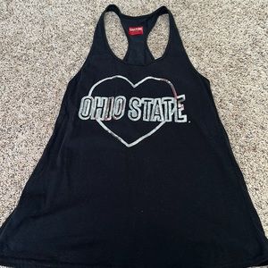 Ohio state black size small tank top
